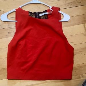 The perfect Red crop tank top